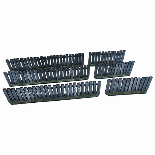 Plank Fences 20-28mm (TTR) - Battlefield Accessories