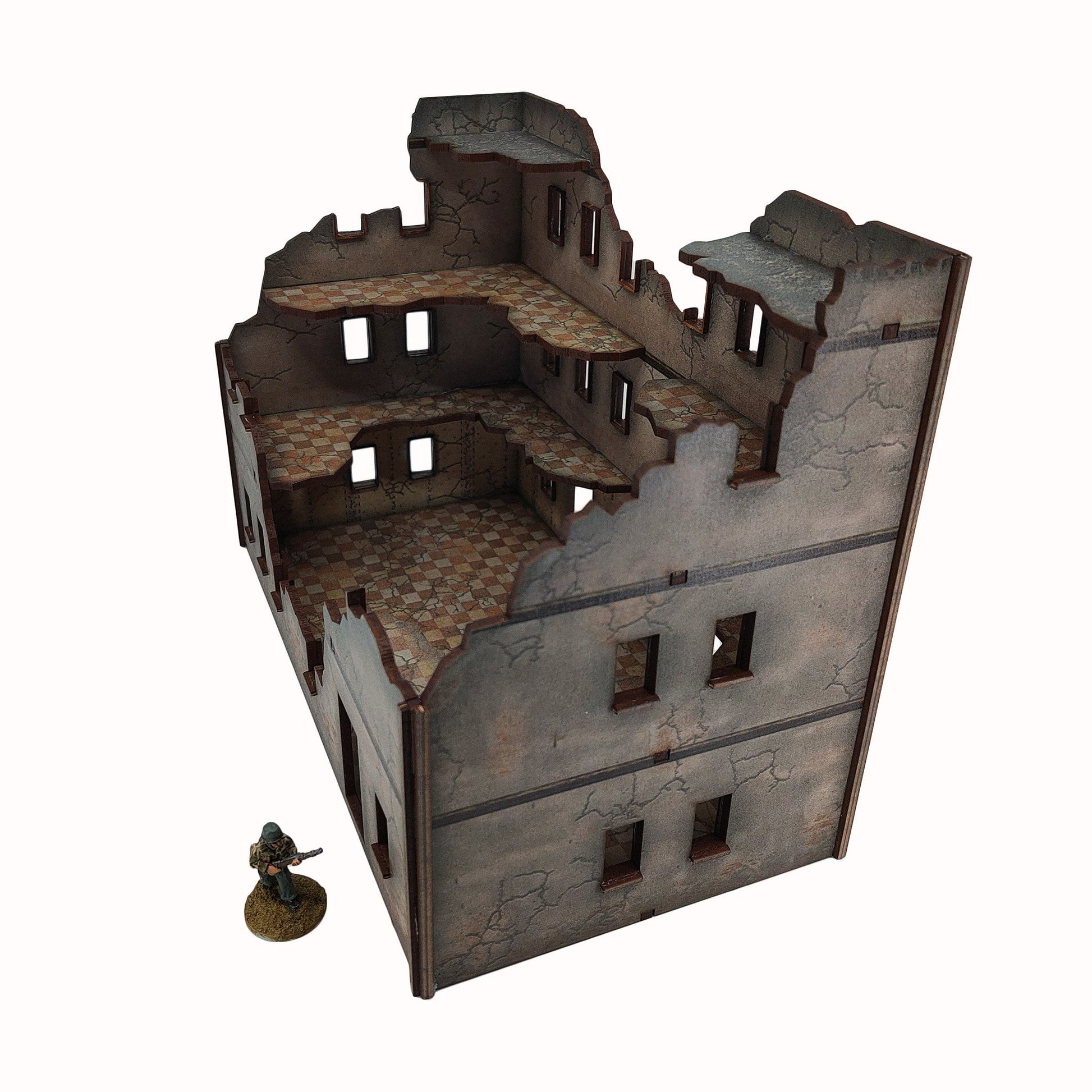 Ruined Apartment 1 - 28mm (TTR) - Battlefield Accessories