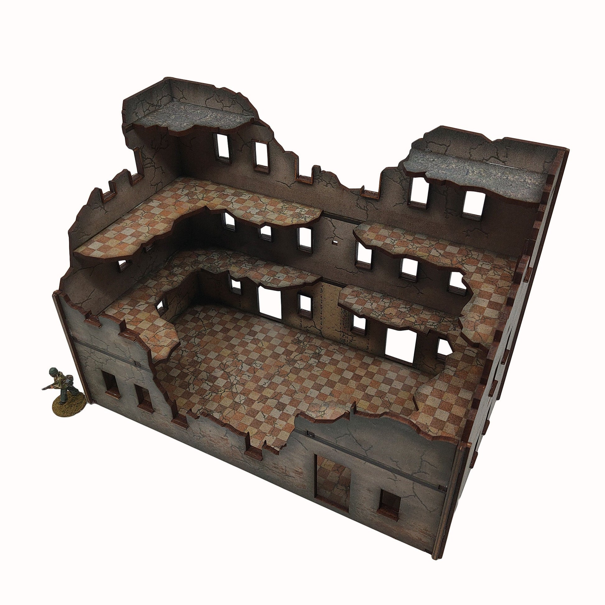 Ruined Apartment 1 - 28mm (TTR) - Battlefield Accessories