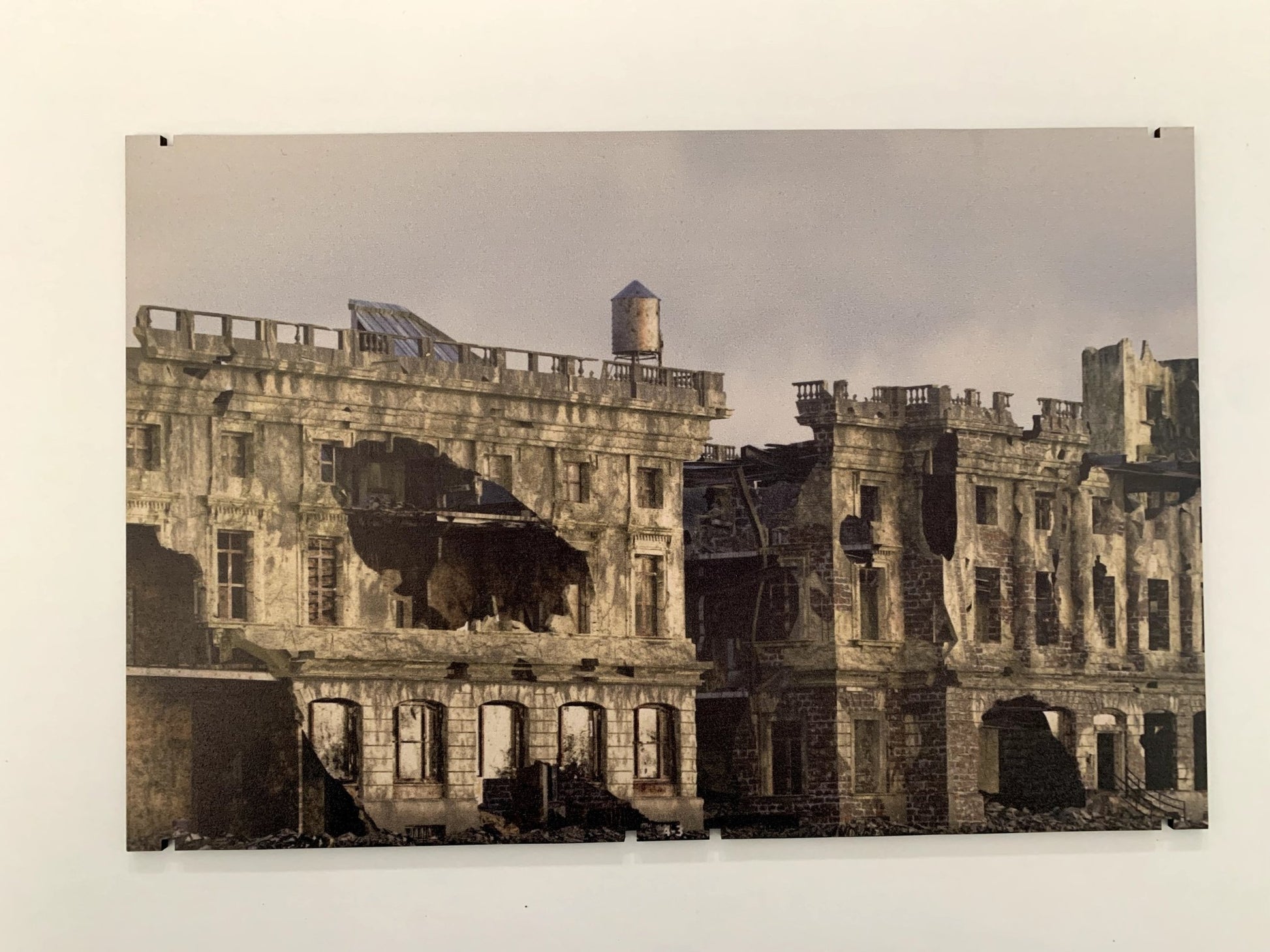 Ruined City Backdrop 4ft (TTR) - Battlefield Accessories