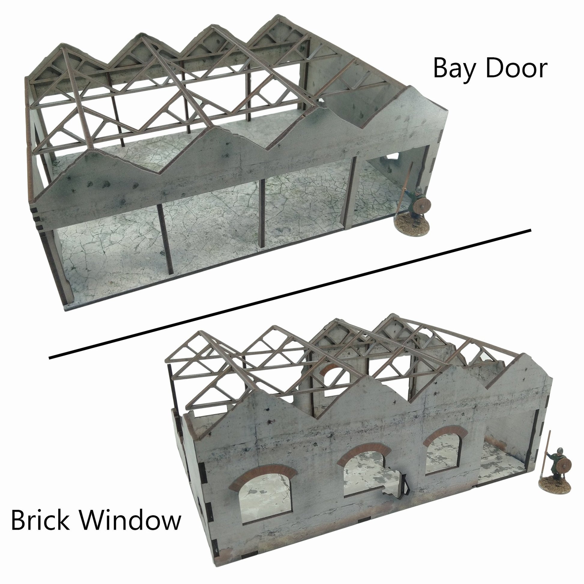 Ruined Factory - 28mm (TTR) (Variants) - Battlefield Accessories