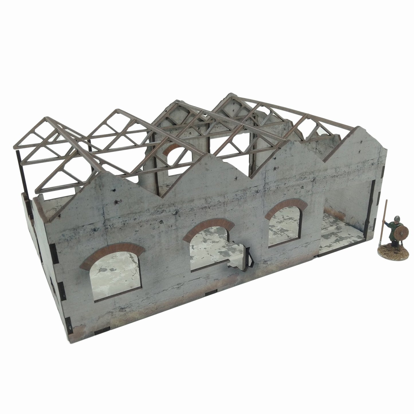 Ruined Factory - 28mm (TTR) (Variants) - Battlefield Accessories