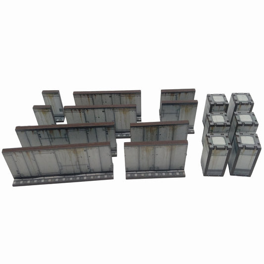 Sci Fi Tall Walls - 28mm (TTR) - Battlefield Accessories