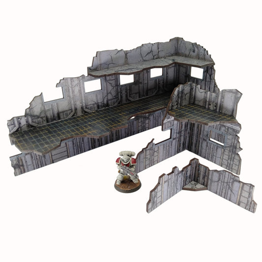 Scifi City Ruin 3 - 28mm (TTR) - Battlefield Accessories