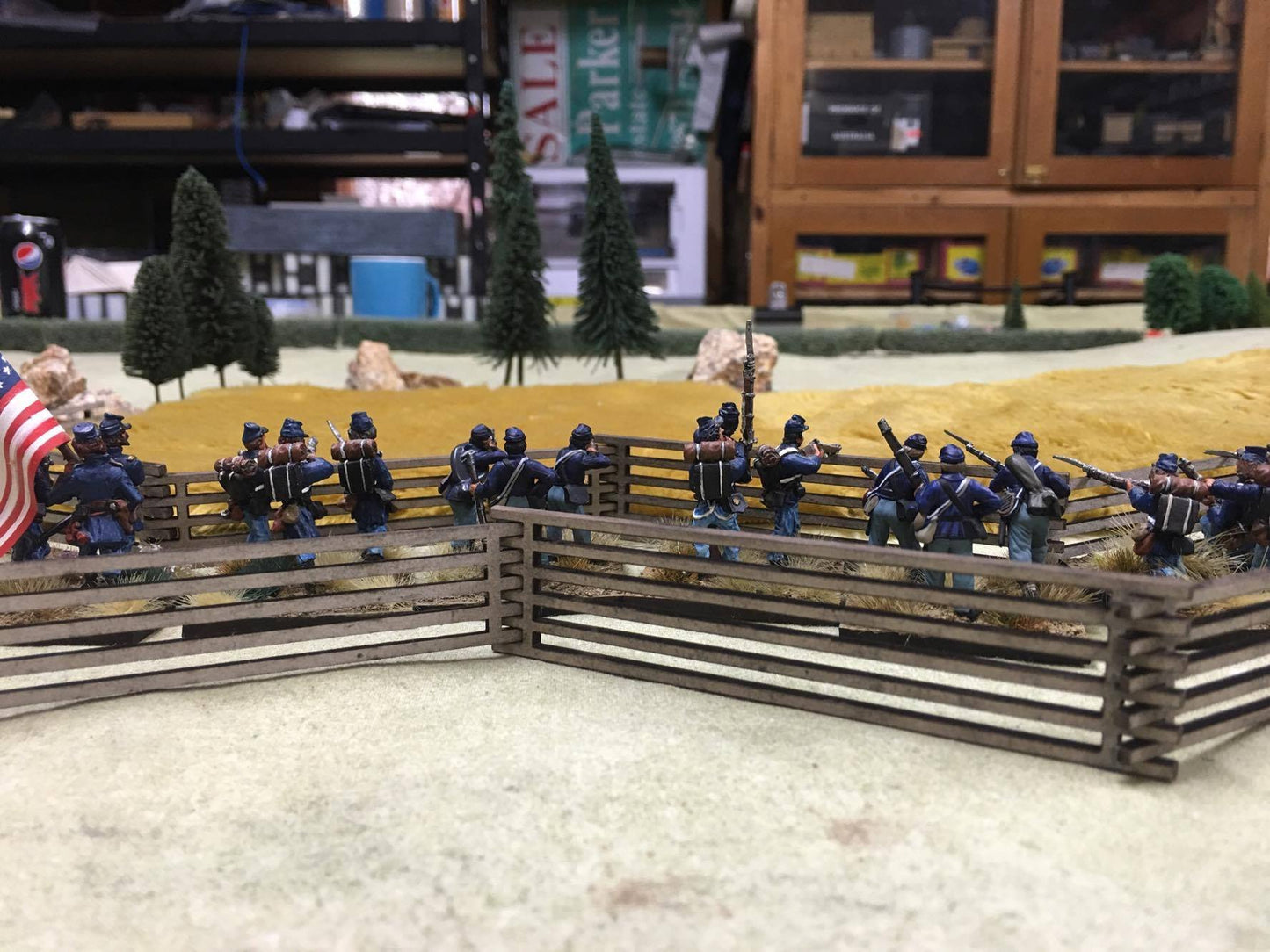 Snake Rail Fence - 28mm (12 pack) - Battlefield Accessories