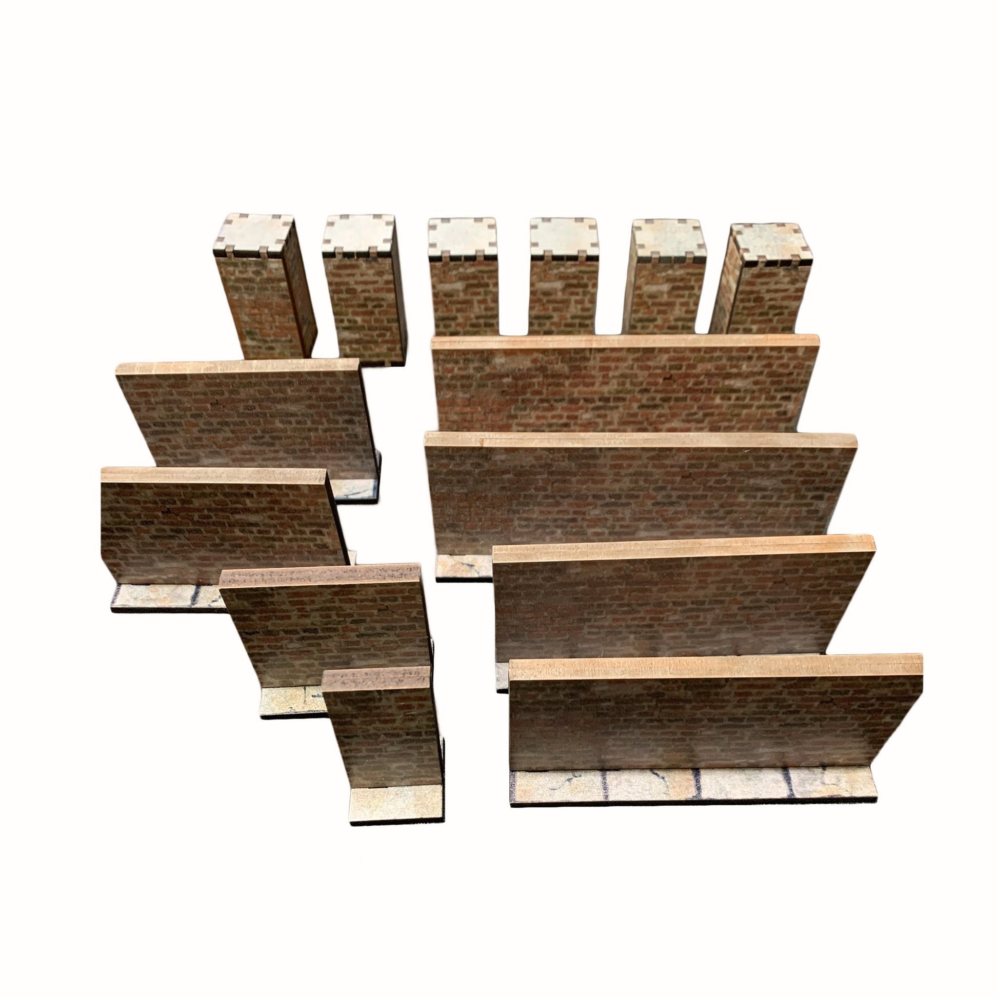 Tall Brick Walls - 28mm (TTR) - Battlefield Accessories