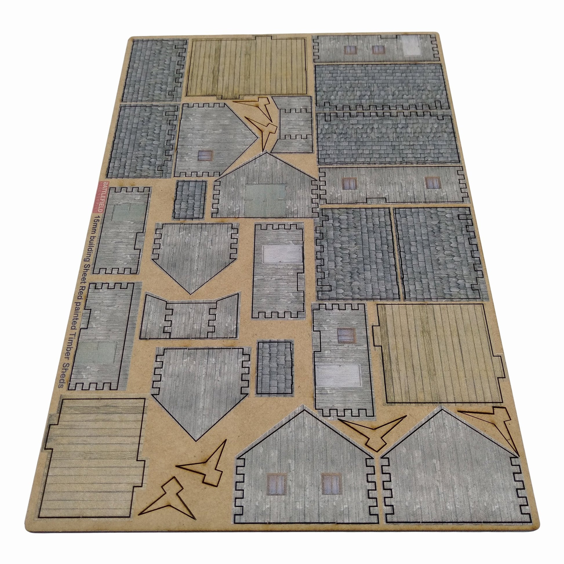 Timber Sheds - 15mm (TTR) - Battlefield Accessories
