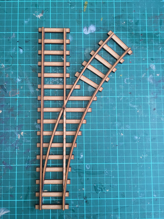 Train track points 45o right - Battlefield Accessories