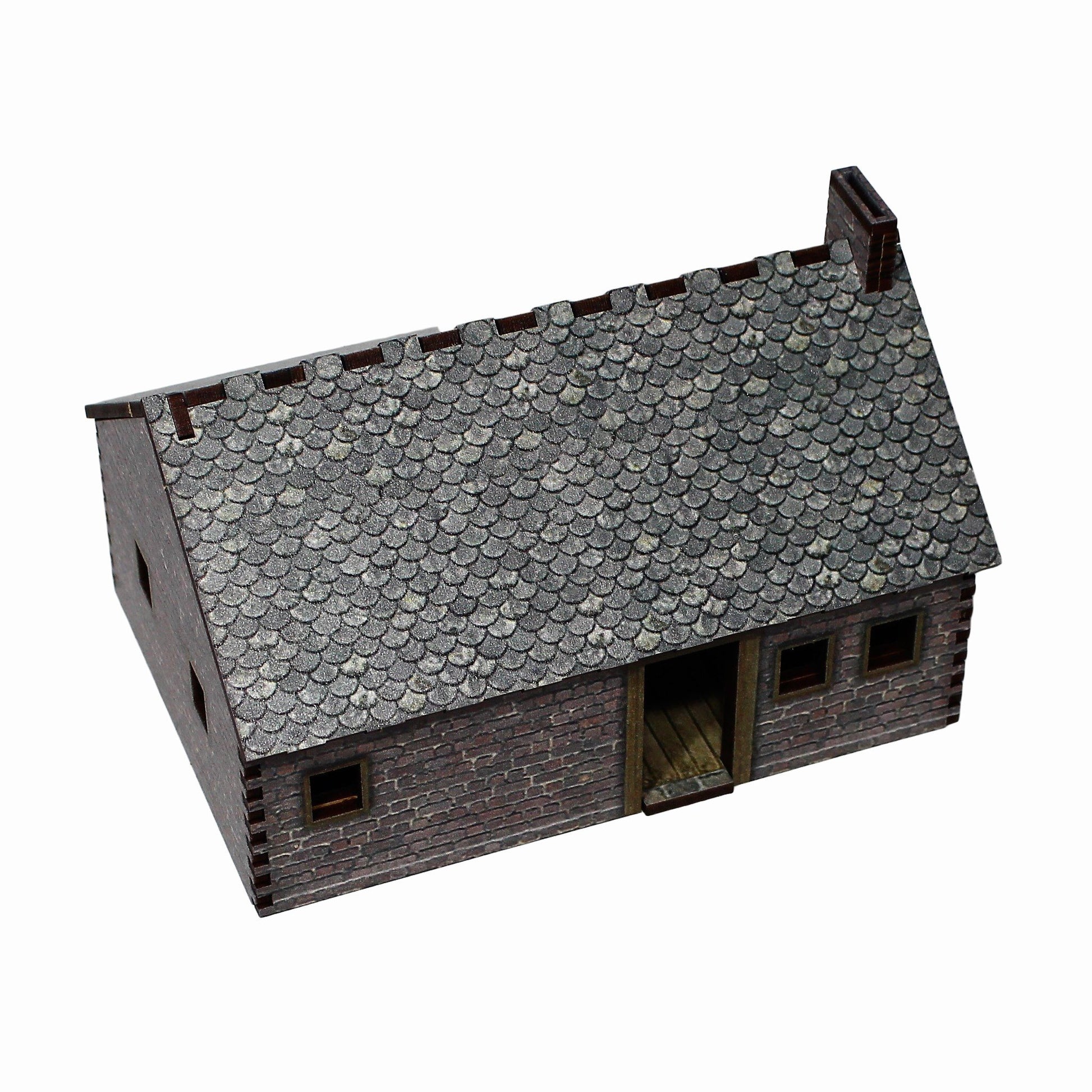 Village House 2 Brick - 28mm (TTR) - Battlefield Accessories