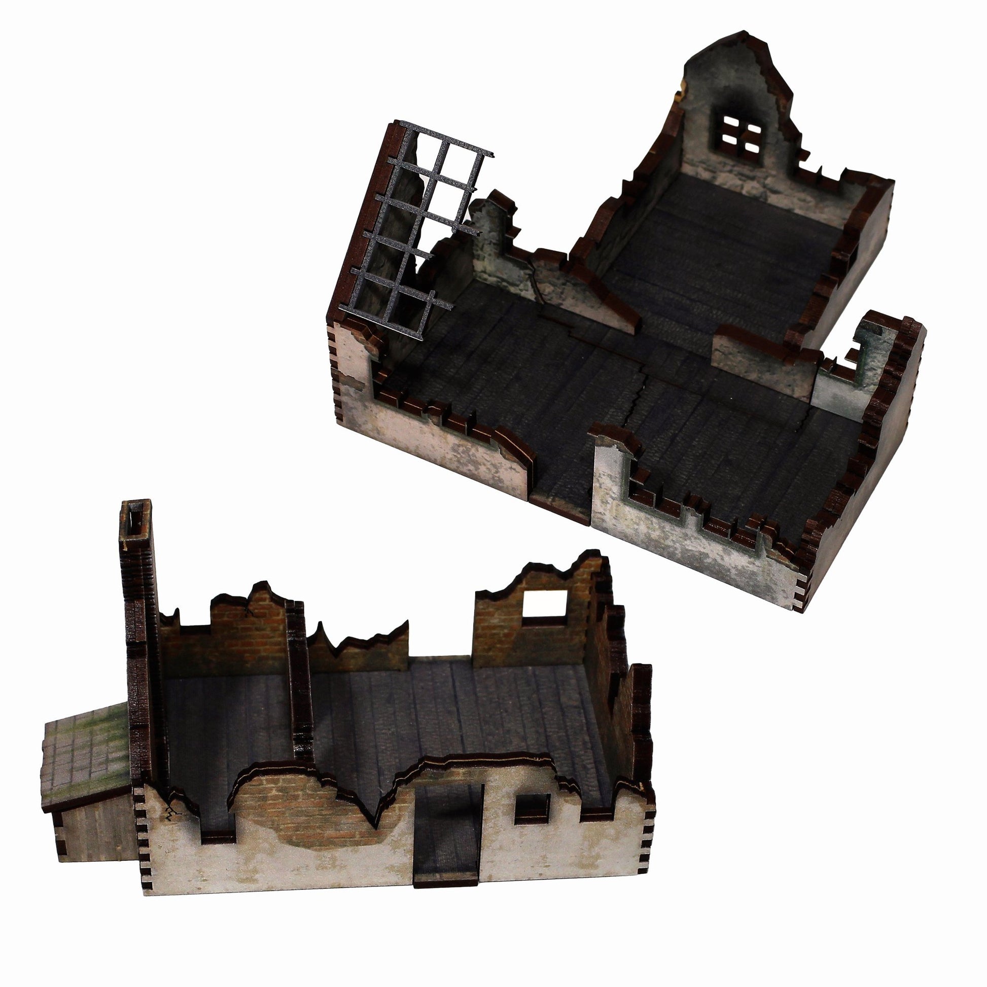 White Render Ruin Pack - 28mm (TTR) - Battlefield Accessories